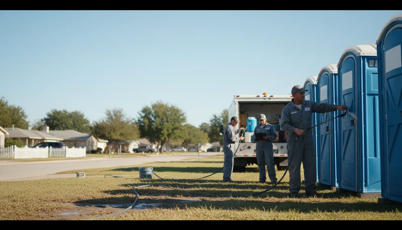 Long-Term Portable Toilet Rental in Mccoll, SC near me